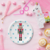 Nutcracker Ballet Illustration Snowflake Pappteller (Party)