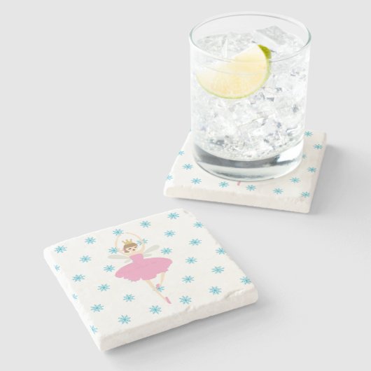 Nutcracker Ballet Illustration Stone Untersetzer (Seitenansicht)