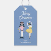 Nutcracker Ballet Individuelle Name Weihnachten Geschenkanhänger (Vorderseite)