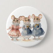 Nutcracker Ballet Mice Button (Vorderseite)