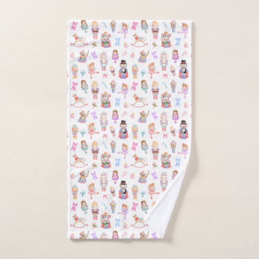 Nutcracker Ballet Muster Badhandtuch Set (Handtuch)