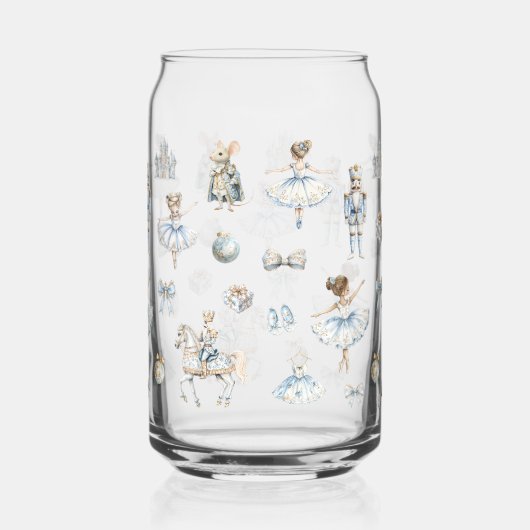 Nutcracker Ballet Muster Dosenglas (Rückseite)