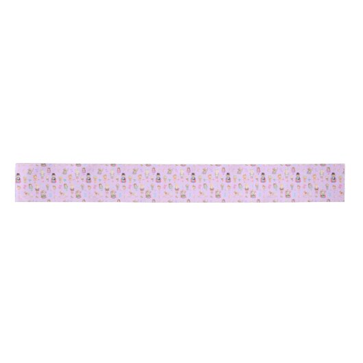 Nutcracker Ballet Muster Satinband (Vorderseite)