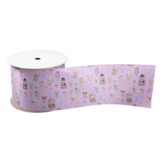Nutcracker Ballet Muster Satinband (Spule)