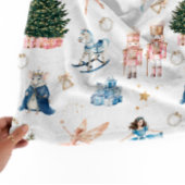 Nutcracker Ballet Nostalgische Weihnachten Fleecedecke