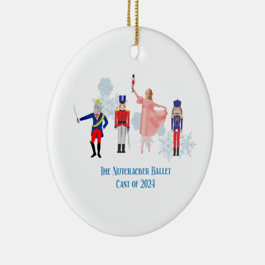 Nutcracker Ballet Notecards Keramik Ornament (Rechts)