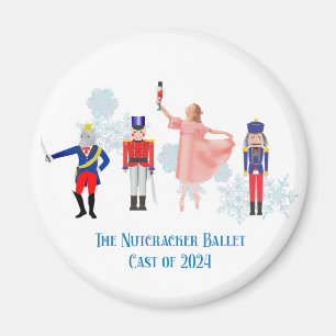 Nutcracker Ballet Notecards Magnet