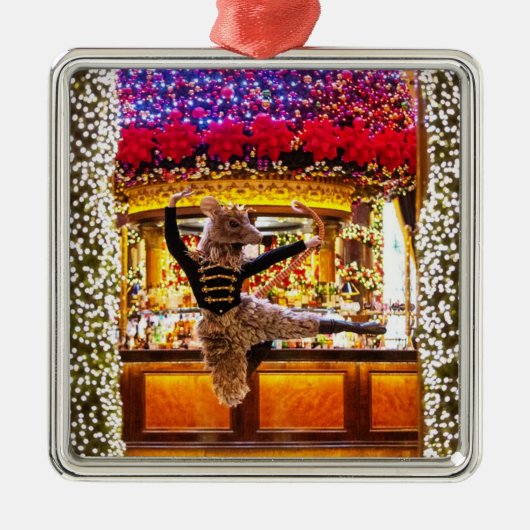 Nutcracker Ballet Ornament Aus Metall (Vorne)