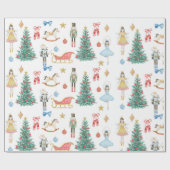 Nutcracker-Ballet-Packpapier Geschenkpapier (Flach)