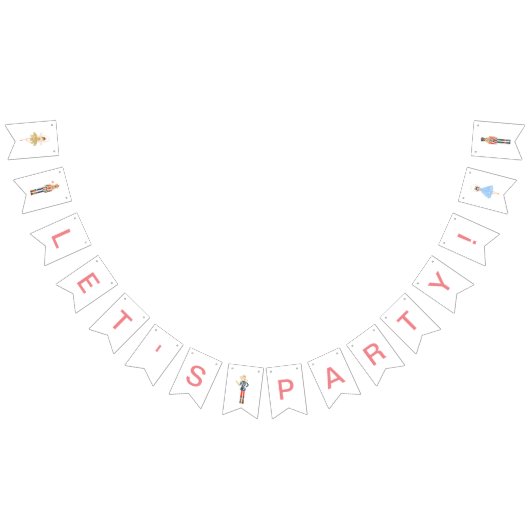 Nutcracker Ballet Party Banner - Bunt (Alle)