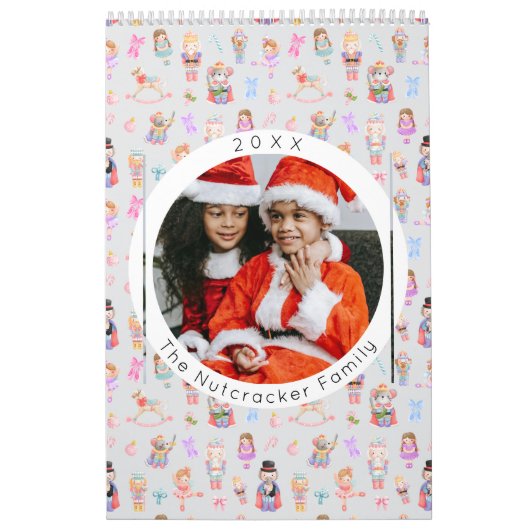 Nutcracker Ballet Pastell Weihnachtsfest Foto Kalender (Titelbild)