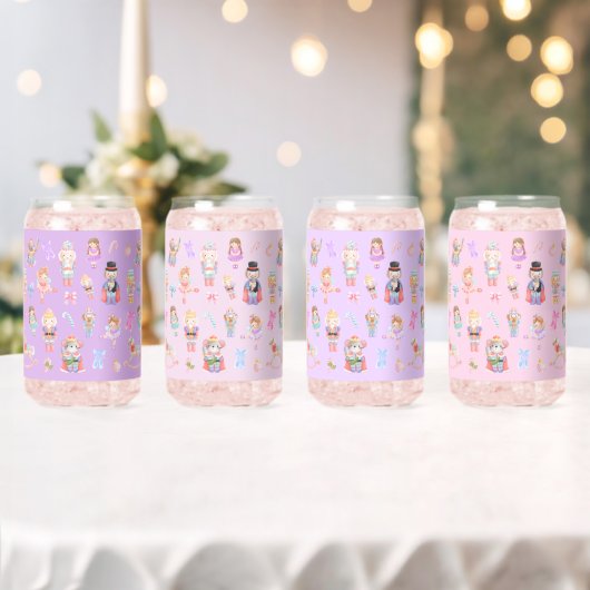 Nutcracker Ballet Pastellmuster Dosenglas (Insitu (Hochzeit))