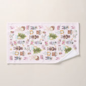 Nutcracker Ballet Pattern Badetuch Set (Handtuch)