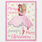 Nutcracker Ballet personalisiert Fleece Blanket/La (Vorderseite)