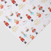 Nutcracker Ballet Personalisiert Weihnachten Seidenpapier (Ausschnitt)