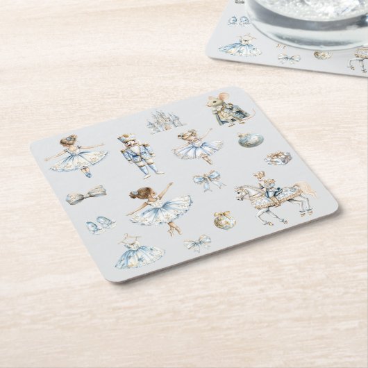 Nutcracker Ballet Rechteckiger Pappuntersetzer (angewinkelt)