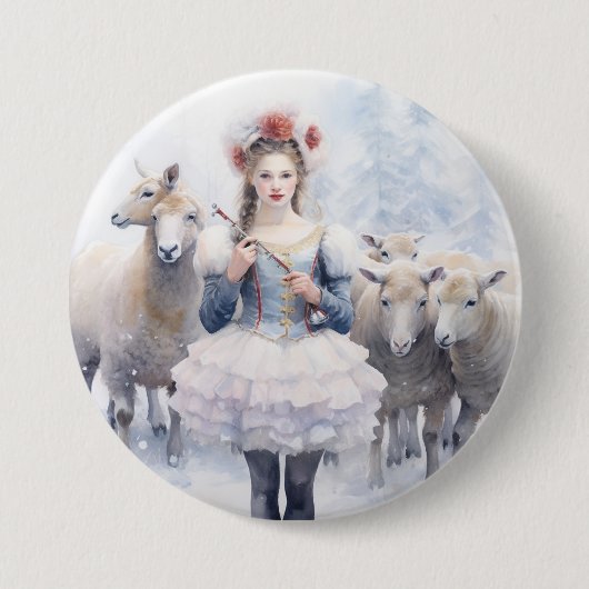 Nutcracker Ballet, Shepherdess Button (Vorderseite)