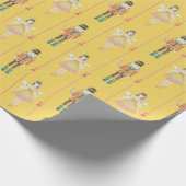 Nutcracker Ballet Shoe Ballerina Weihnachten Geschenkpapier (Ecke)