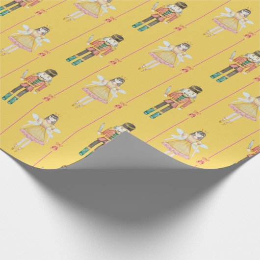 Nutcracker Ballet Shoe Ballerina Weihnachten Geschenkpapier (Ecke)