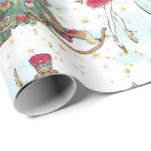 Nutcracker Ballet Snow Globe Weihnachtsgeschenk Geschenkpapier (Rolleneckpunkt)