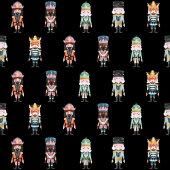 Nutcracker Ballet Soldier Wrapping Paper Geschenkpapier