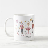 Nutcracker Ballet Weihnachten Festliche Ballerina Kaffeetasse (Links)