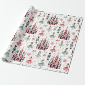 Nutcracker Ballet Weihnachten Geschenkpapier (Ungerollt)