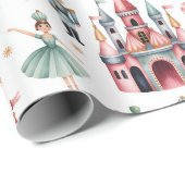 Nutcracker Ballet Weihnachten Geschenkpapier (Rolleneckpunkt)