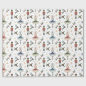 Nutcracker Ballet Weihnachten Geschenkpapier (Flach)