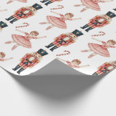 Nutcracker Ballet Weihnachten Geschenkpapier (Ecke)