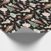 Nutcracker Ballet Weihnachten Geschenkpapier (Ecke)