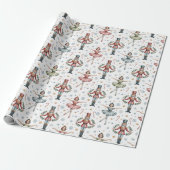 Nutcracker Ballet Weihnachten Geschenkpapier (Ungerollt)