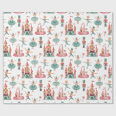 Nutcracker Ballet Weihnachten Geschenkpapier (Flach)