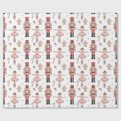 Nutcracker Ballet Weihnachten Geschenkpapier (Flach)