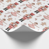 Nutcracker Ballet Weihnachten Geschenkpapier (Ecke)