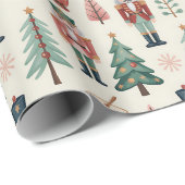 Nutcracker Ballet Weihnachten Geschenkpapier (Rolleneckpunkt)