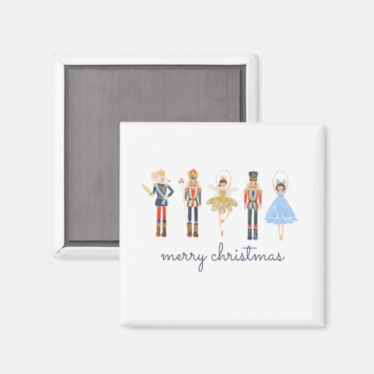 Nutcracker Ballet Weihnachten Magnet (Vorderseite/Rückseite)