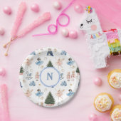 Nutcracker Ballet Weihnachten Mit Monogramm Pappteller (Party)