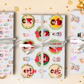 Nutcracker Ballet Weihnachts-Foto Geschenkpapier Set