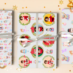 Nutcracker Ballet Weihnachts-Foto Geschenkpapier Set