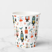 Nutcracker Ballet Weihnachts-Party Pappbecher (Rückseite)