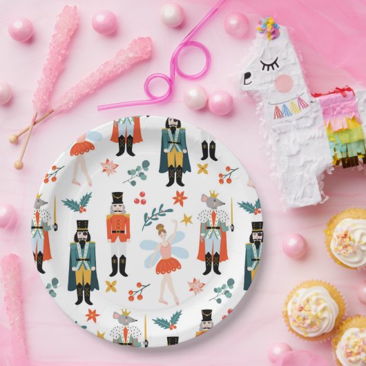 Nutcracker Ballet Weihnachts-Party Pappteller (Party)
