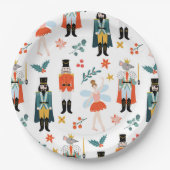 Nutcracker Ballet Weihnachts-Party Pappteller (Vorderseite)
