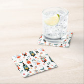 Nutcracker Ballet Weihnachts-Party Rechteckiger Pappuntersetzer (Vor Ort)