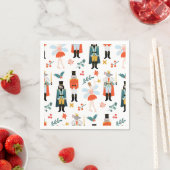 Nutcracker Ballet Weihnachts-Party Serviette (Beispiel)