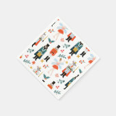 Nutcracker Ballet Weihnachts-Party Serviette (Ecke)