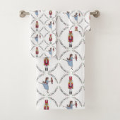 Nutcracker Ballet Weihnachtsbäder Dekoration Badhandtuch Set (Insitu)