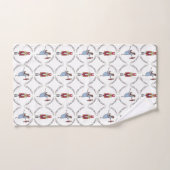 Nutcracker Ballet Weihnachtsbäder Dekoration Badhandtuch Set (Handtuch)