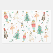 Nutcracker Ballet Weihnachtsbilder Geschenkpapier Set (Vorderseite 2)