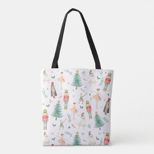 Nutcracker Ballet Weihnachtsbilder Tasche (Rückseite)